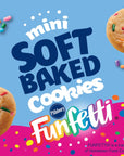 Pillsbury Funfetti Mini Soft Baked Cookies 10 Count