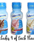 Niro Assortment  Glucerna Original Shake  Rich Chocolate Homemade Vanilla and Creamy Strawberry Flavors  Included one Niro beverage sleeve  12 Pack