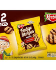 Keebler On-The-Go Fudge Stripes Cookies, 12 Count (Pack of 1)