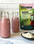 Wilderness Poets Cold Pressed Organic Hemp Protein Powder 19g Protein per Serving 32 Ounce  2 Pound