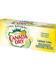 Canada Dry Lemon Lime Sparkling Seltzer Water 12 fl oz cans 12 count