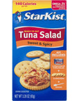 StarKist SnackToGo Ready to Eat Meals Tuna Salad Kit 328 oz 12 Pack Sweet  Spicy Tuna Salad with Crackers Kit