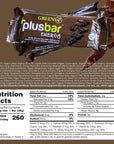 Greens Plusbar Energy Bars Chocolate Gluten Free Healthy Snacks with Organic Super Greens Superfoods  Dark Chocolate Vegan Dairy Free  Non GMO 8g Protein Meal Replacement Bars 12 Bars