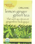 Uncle Lees Tea Organic Lemon Ginger Green Tea 100 Natural Premium Green Tea Bags Fresh Flavor Enjoy with Honey Hot Tea or Iced Tea Beverages 4 Pack  18 Tea Bags per Box