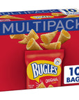 Bugles Crispy Corn Snacks, Original Flavor, Snack Bag, 8.75 oz