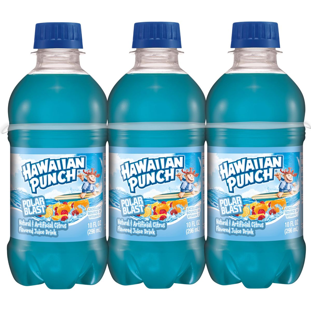 Hawaiian Punch Polar Blast Fruit Juice Drink 10 Fl Oz Bottles 24 Count 4 Packs Of 6 Readytodrink Onthego Caffeinefree Carbonationfree Glutenfree Excellent Source Of Vitamin C