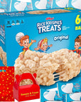 Rice Krispies Treats Mini Squares  Sweet Crispy Marshmallow Cereal Kids Snack Individually Wrapped  Birthday Classroom Party Gift Basket  Muchai Bag 60 Original Crispy Fun Size Bars