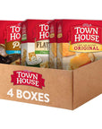 Town House Crackers, Party Snacks, Party Pack, Variety Pack (4 Boxes)