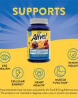 Nature's Way Alive! Men’s 50+ Premium Gummy Multivitamins, Supports Multiple Body Systems, B-Vitamins, Gluten-Free, Vegetarian, Grape, Orange and Cherry Flavored Gummies, 75 Gummies