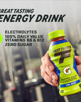 Fast Twitch Energy Drink from the Makers of Gatorade Grape 12 Fl Oz Pack of 12 Zero Sugar Electrolytes