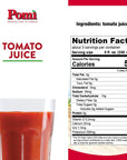 Pomì Tomato Juice - Made from 100% Fresh Italian Tomatoes - 25.36 fl oz (Pack of 6)