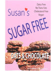 SUSANS SUGAR FREE Sugar Free Oats & Choc Vegan Cookies, 8 OZ