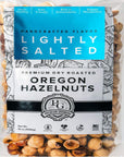 Oregon Farm To Table - Hazelnuts from Premium Growers - Dry Roasted - Lightly Salted - Kosher Certified - 1 LB