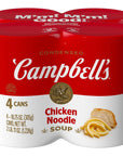 Campbell's Condensed Chicken Noodle Soup, 10.75 Ounce Can (Pack of 4)