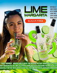 Top Hat Keto Sugar Free Lime Margarita Mix  Naturally Sweetened with Monk Fruit  Craft Mixer for Skinny Margarita Cocktail Drinks  32oz Bottle