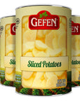 Gefen Sliced Potatoes 15 Oz 4 Pack Ready To Eat Kosher for Passover