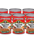 La Preferida Canned Spanish Rice  Quick  Easy Robust Sauce of Tomatoes Bell Pepper and Onion Vegan Natural ingredients15 oz Pack of 6