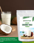 Z Natural Foods Coconut Milk Powder 100 Powdered Milk NonGMO GlutenFree KosherCertified Organic Coconut Milk Powder 1 lb