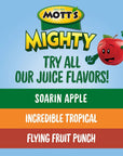 Motts Mighty Flying Fruit Punch Juice Drink 8 Fl Oz Bottles 24 Count 4 Packs of 6