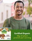 Cascadian Farm Organic Peanut Butter Dark Chocolate Chip Protein Bars, Non-GMO, 5 Bars, 8.85 oz.