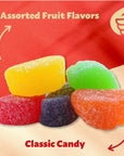 Fruit Slices Jelly Candy  Assorted Flavors  2Pound Bulk Bag  SugarDusted Nostalgic Sweets