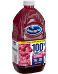 Ocean Spray 100 Juice Cranberry Raspberry Juice Blend 64 Fl Oz Bottle Pack of 8