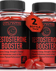 Testosterone Booster For Men Gummies - Enhances Strength & Stamina - Optimizes Physical Performance & Male Enhancement - Made With Tribulus, Horny Goat Weed, Maca Root & More. 2-Pack (120 Gummies)