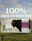 EPIC Bison Bacon Cranberry Bars GrassFed 12 Count Box 13oz bars