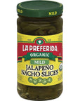 La Preferida Organic Jalapeno Nacho Slices Mild 115 oz Pack  1