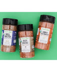 FreshJax Grilling Spice Gift Set for Beef - Grill Master, Rosy Cheeks Rub, Smokey Southwest Seasonings (3 pack)