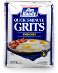 Jim Dandy Quick Grits 5 lb Bag Bundled with a JFS Recipe Card Pack of 1