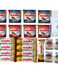 Nutella Variety Pack Hazelnut Spread with Pretzel Sticks Breadsticks Crispy Wafers and Cocoa Mini Cups  21 Count  Sophley Gift Surprise