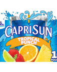 Capri Sun Tropical Punch ReadytoDrink Juice 10 Pouches