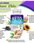 Toplux Keto Detox Pills Advanced Cleansing Extract – 1532 Mg - 60 Capsules