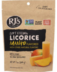 RJS LICORICE Natural Mango Licorice Logs 7 OZ