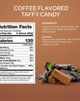 Brazilian Coffee Flavored Taffy Candy Individually Wrapped Bulk Pack 2 Pounds