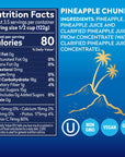 Dole Canned Fruit Tropical Gold Pineapple Chunks in 100 Pineapple Juice Gluten Free Pantry Staples No Sugar Added 1525 Oz 12 Count