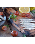 Season Sardines in Water  No Salt Added Wild Caught 22g of Protein Keto Snacks More Omega 3s Than Tuna Kosher High in Calcium Canned Sardines  437 Oz Tins 12Pack