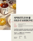 SPIRITLESS Kentucky 74 NonAlcoholic Bourbon Whiskey Spirit Distilled Ingredient for Cocktails Made in Kentucky with Real American Oak 700ml Bottle