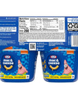 Kraft Macaroni  Cheese Spongebob SquarePants Shapes Dinner 4 ct Pack 19 oz Cups packaging may vary