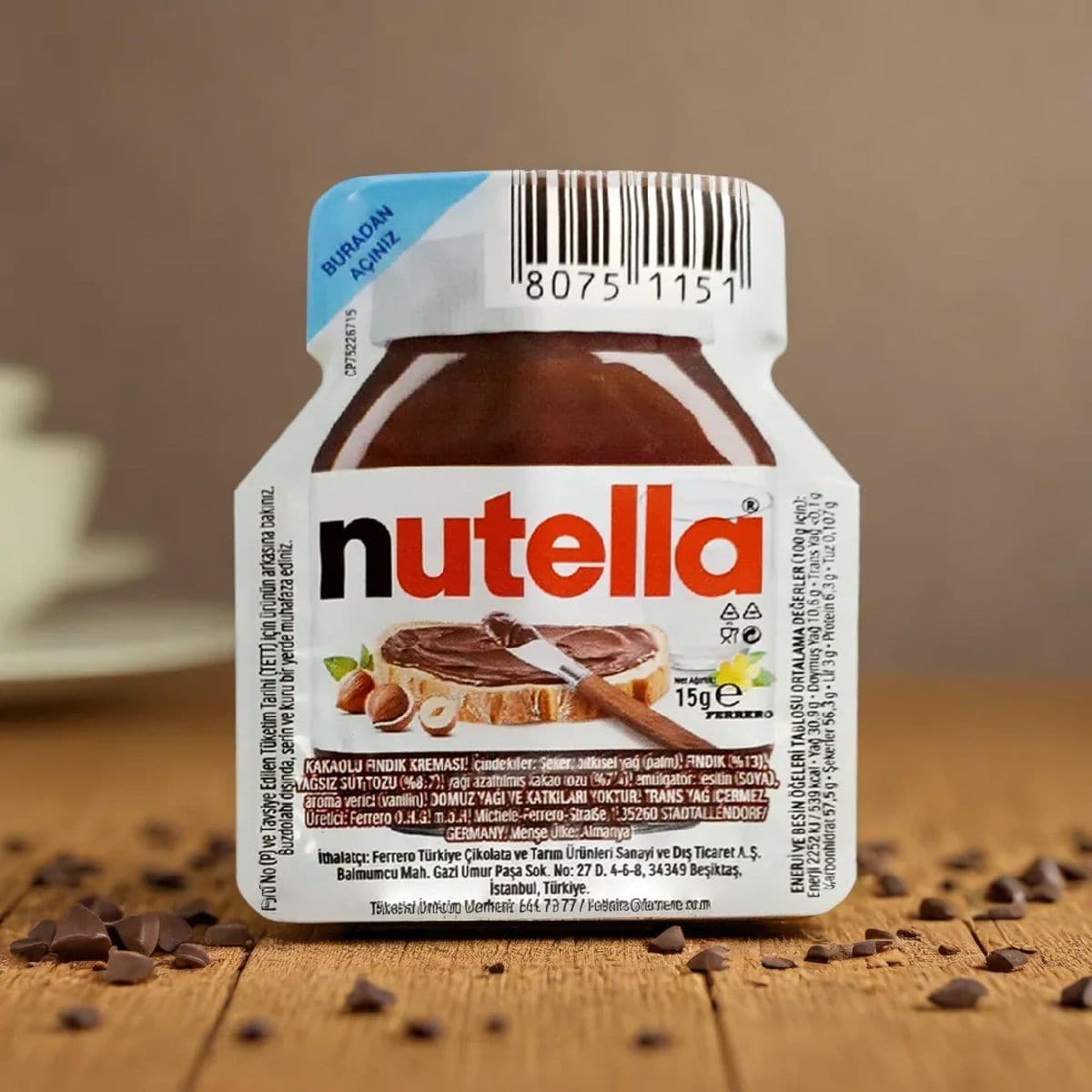 Mini Nutella Hazelnut Snack Pack 20 Pack Single Serve Perfect for Portion Cups Travel Friendly for Lunch Box or To Go or School Box