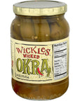 Wickles Wicked Okra 16 oz