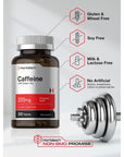 Caffeine Pills 200mg | with Green Tea | 300 Tablets | Vegetarian, Non-GMO & Gluten Free | by Horbaach