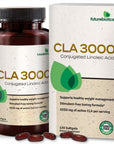 Futurebiotics CLA 3000 Extra High Potency - Non-Stimulating Conjugated Linoleic Acid, Non GMO, 120 Softgels