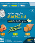 Gerber Organic Baby Food Starter Kit Variety Pack (Fruit + Veggie, Variety Pack)