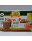 Organic Peaches  Pears Diced