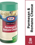 Kraft Parmesan & Romano Grated Cheese (8 oz Shaker)