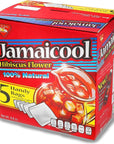 Jamaicool Hibiscus Flowers 100 Natural 5 Handy Bags each makes 1 gallon  Hibiscus Tea Bags  Dried Hibiscus Flowers  Hibiscus Leaves Flor de Jamaica Natural  Te de Jamaica