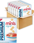 Premium Original Mini Saltine Crackers, 6 - 11 oz Boxes