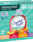 Crystal Light Energizing Variety Pack 44 ct OntheGo Packets